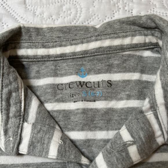 Crewcuts Striped Polo Shirt Size 6-7 - Picture 4 of 5